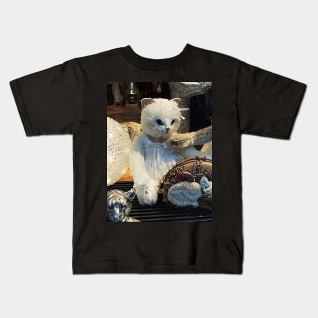 Toy Cat Kids T-Shirt by AlexaZari